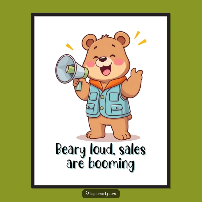 Free Printable Bear Sales Wall Art: Funny Downloadable Decor for Your Space
